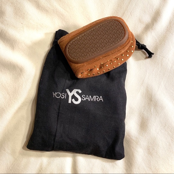 Yosi Samra | Samara Foldable Suede Ballet Flats - Picture 7 of 8